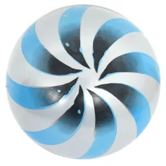 Palla di gomma decorata da 23 cm in vari colori immagine 2