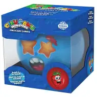 Palla zig-zag con mostriciattolo - blu 10cm