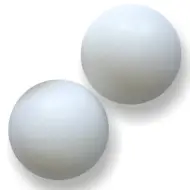 Pallina da calcio balilla bianca 3 pezzi - Spartan