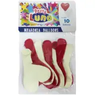 Palloncini a forma di cuore, confezione da 10 pezzi