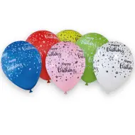 Palloncini con la scritta "Buon Compleanno" – set da 6 pezzi