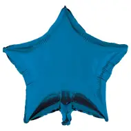 Palloncino in foil a forma di stella – blu 46cm