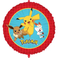 Palloncino metallizzato a tema Pokémon, 46 cm
