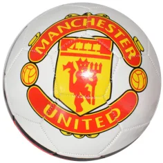 Pallone da calcio in pelle sintetica con motivo a croce colorato 23 cm immagine 7