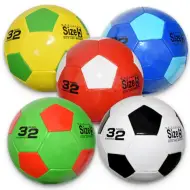 Pallone da calcio in pelle sintetica in diverse varianti 23 cm