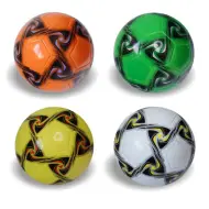 Pallone da calcio in similpelle colorata in diverse varianti 22 cm