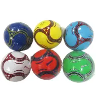 Pallone da calcio in similpelle con motivo, 23 cm, disponibile in diverse varianti di colore.