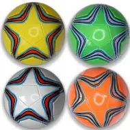 Pallone da calcio in similpelle con motivo a stelle, disponibile in diverse varianti, 22 cm