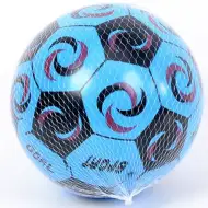 Pallone di gomma con motivo da calcio 23 cm