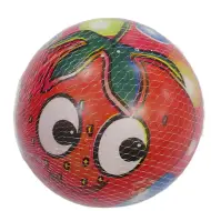 Pallone di gomma con motivo di fragole da 23 cm