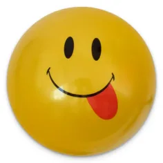 Pallone di gomma con motivo smiley in diverse varianti 23 cm immagine 11