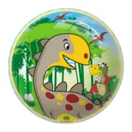 Pallone di gomma dinosauro 14 cm