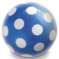 Pallone in gomma BioBall a pois 15 cm in diverse varianti - Mondo Toys