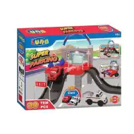 Parcheggio set da 30 pezzi con 2 auto