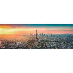 Parigi, Francia puzzle panoramico da 1000 pezzi 98x33cm - Clementoni immagine 2