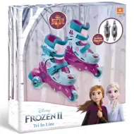 Pattini a rotelle tre ruote 2 in 1 Frozen taglia 29-32