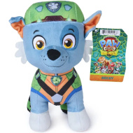 Paw Patrol - Il film dei dinosauri al cinema: Peluche base Rocky 17 cm - Spin Master