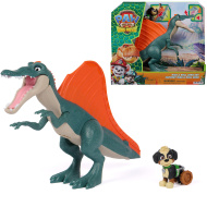 Paw Patrol - Il film dei dinosauri: set di gioco "Fai rotolare il Dino" con action figure di Rex - Spin Master