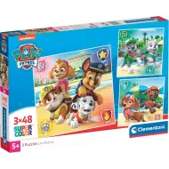 Paw Patrol 3x48 pezzi Supercolor puzzle - Clementoni