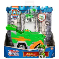 Paw Patrol Cavalieri: Veicolo deluxe di Rocky - Spin Master