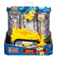 Paw Patrol Cavalieri: Veicolo deluxe di Rubble - Spin Master