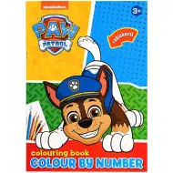Paw Patrol: Colora secondo i numeri – Libro da colorare con adesivi