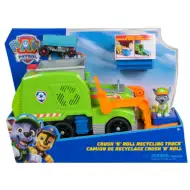 Paw Patrol: CrushNRoll Rocky camion dei rifiuti deluxe - Spin Master