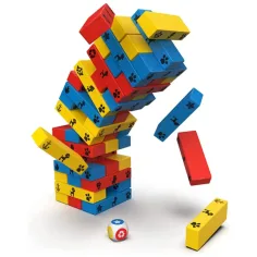 Paw Patrol: Gioco Jenga da costruzione a torre colorata - Spin Master immagine 3