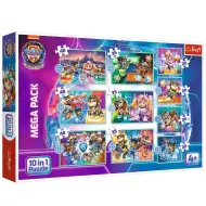 Paw Patrol: I cuccioli eroici 10 in 1 puzzle set - Trefl
