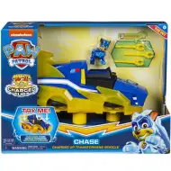 Paw Patrol Mighty Pups: Veicolo Deluxe di Chase con luci e suoni - Spin Master