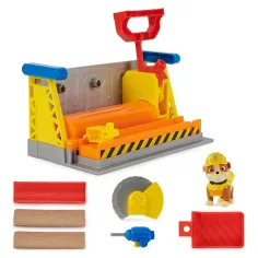 Paw Patrol: Rubble e la sua squadra - Set di gioco del cantiere di Rubble - Spin Master immagine 4