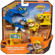 Paw Patrol: Rubble e la sua squadra Wheeler e i cuccioli di Rubble con attrezzi - Spin Master