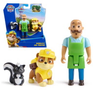 Paw Patrol: Set di personaggi Rubble e Mr. Porter - Spin Master