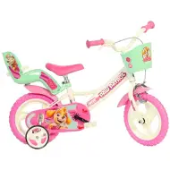 Paw Patrol bicicletta bianco-rosa misura 12 - Bicicletta Dino Bikes