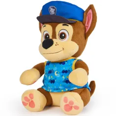 Paw Patrol: peluche di Chase da 25 cm con pigiama reversibile - Spin Master immagine 3