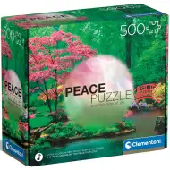 Peace puzzle: Gocce di pioggia rilassanti puzzle da 500 pezzi - Clementoni