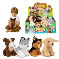 Peluche cagnolino carino 15 cm, disponibile in diverse varianti, 1 pz.