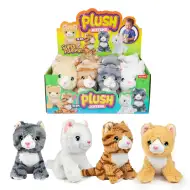 Peluche gattino carino 15 cm, in varie versioni, 1 pezzo