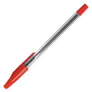 Penna a sfera rossa con cappuccio