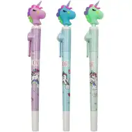 Penna unicorno in tre varianti