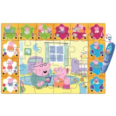 Peppa Pig - Puzzle da pavimento interattivo 24 pezzi - Clementoni immagine 3
