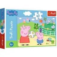 Peppa Pig: Divertimento con gli amici puzzle da 60 pezzi - Trefl