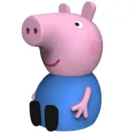 Peppa Pig: Figura seduta di George