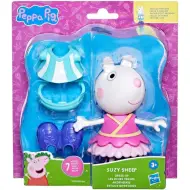 Peppa Pig: Set di figure di Suzy vestita elegante con accessori - Hasbro