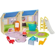 Peppa Pig: Set di gioco gruppo dell’asilo apribile di Peppa - Hasbro immagine 2