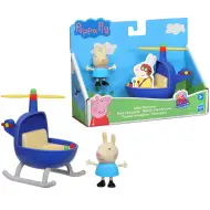 Peppa Pig: Set elicottero piccolo e figura di Rebecca coniglio - Hasbro
