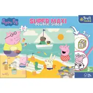 Peppa Pig SuperMaxi puzzle 3 in 1 a doppia faccia da 24 pezzi