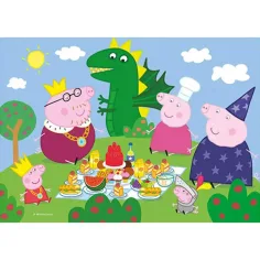 Peppa Pig Supercolor 2 in 1 puzzle 2x20 pezzi - Clementoni immagine 3