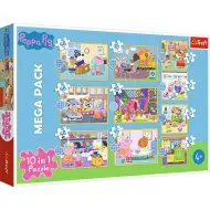 Peppa Pig puzzle 10 in 1 - Trefl