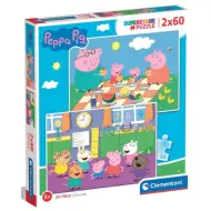 Peppa Pig puzzle 2x60 pezzi - Clementoni
